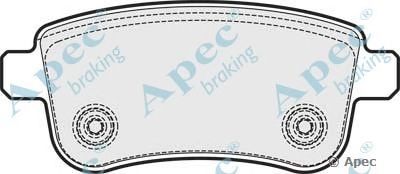 APEC BRAKING pad1689 -  Комплект тормозных колодок, дисковый тормоз